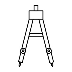 compass graphic tool isolated icon vector illustration design