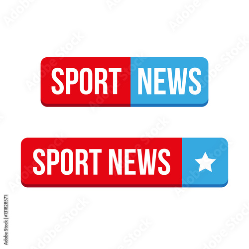 "Sport News button vector" Stock image and royaltyfree vector files on