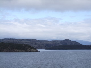 Fototapeta na wymiar an der Küste Norwegens
