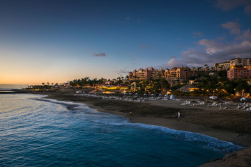 Playa Del Duque after sunset, Tenerife