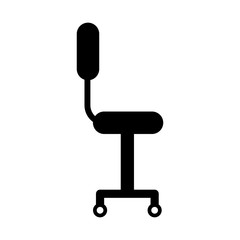 office chair isolated icon vector illustration design