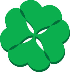 Clover symbol with four leafs