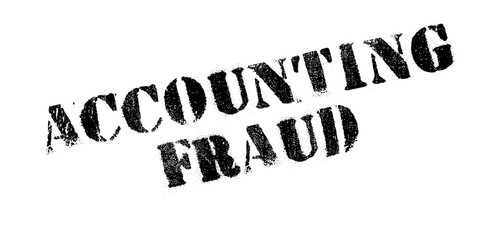 Accounting Fraud rubber stamp