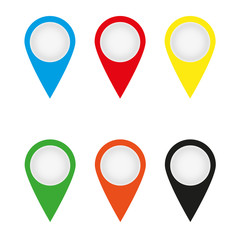 The label, the pointer on the map. 