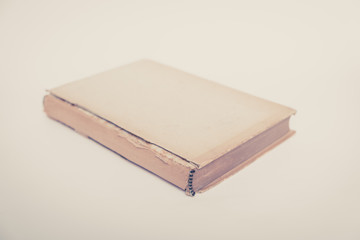  vintage book closeup - retro style filter
