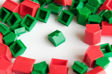 miniature home / house - housing market concept