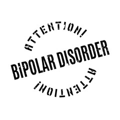 Bipolar Disorder rubber stamp