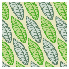 Background of green leaves on a wallpaper