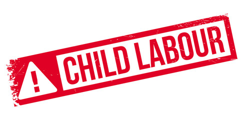 Child Labour rubber stamp