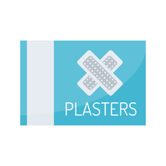 Patch plaster vector.