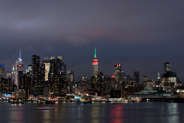 Fototapeta premium Panoramę Nowego Jorku na Manhattanie