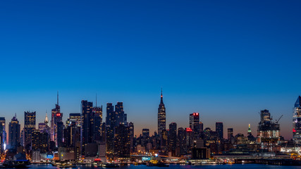 Fototapeta na wymiar New York Manhattan skyline
