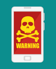 system threats concept icons vector illustration design