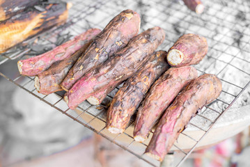 Grilled sweet potato.