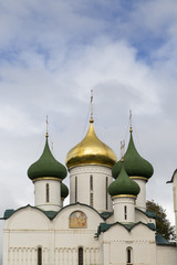 Fototapeta na wymiar the church in savior monastery of st.euthymias ,suzdal,russia