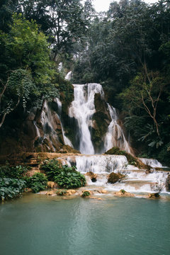 Kuang Si Waterfalls in northern Laos