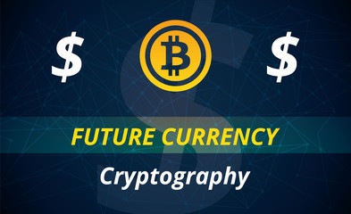 Fondo moneda bitcoin vector