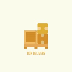Delivery icon and logo design template.