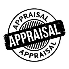 Appraisal rubber stamp