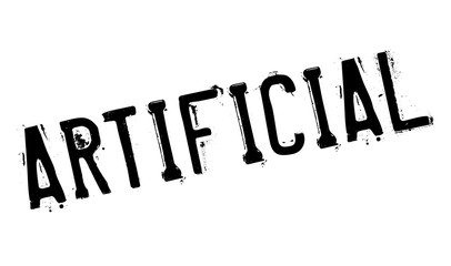 Artificial rubber stamp