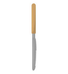 knife meal kitchen and cooking utensils vector illustration eps 10