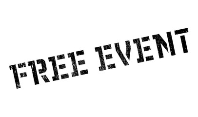 Free event stamp. Grunge design with dust scratches. Effects can be easily removed for a clean, crisp look. Color is easily changed.