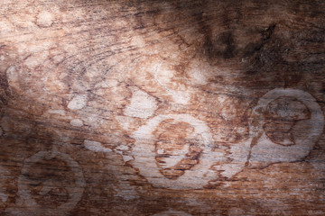Naklejka premium Wood texture background with water stains for design with copy space for text or image. Wood motifs that occurs natural.