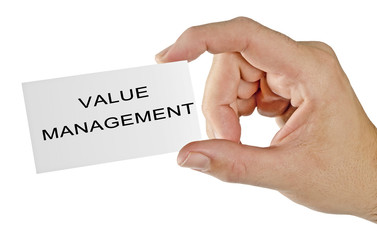 Business card for value management