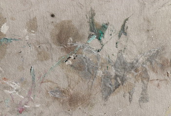 Abstract hand drawn background. Acrylic on cloth. 