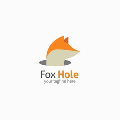 Fototapeta premium Fox Logo design template. Vector Illustration