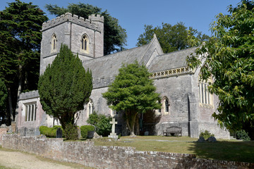 Fototapeta premium Church on Brownsea Island in Poole Harbour, Dorset