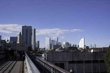 Fototapeta na wymiar 横浜市街地の風景