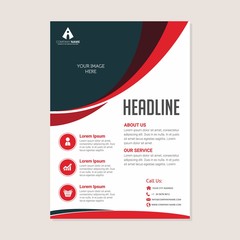 Corporate business annual report brochure flyer design. Leaflet cover presentation. Flier with Abstract geometric background. Modern publication poster magazine, layout template A4 flyer