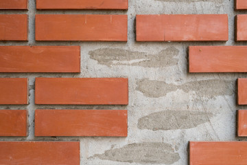 Obraz premium Missing brick wall pattern