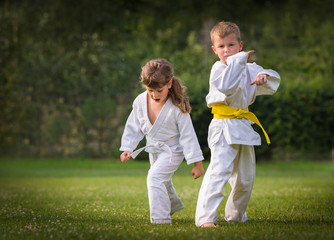 Fototapeta premium Karate martial Arts