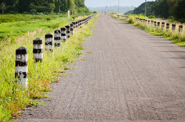 Obraz premium asphalt road in country