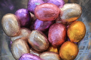Chocolate easter eggs