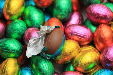 Chocolate easter eggs