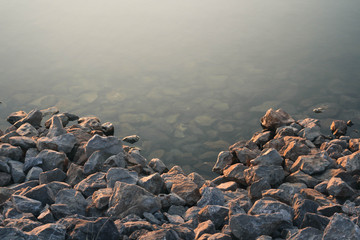 Stones in water 