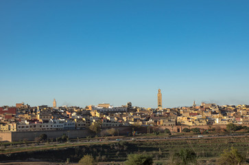 Fototapeta na wymiar Stadtmauer Meknes