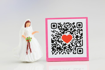 ハートのQRコード