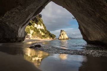 Peel and stick wall murals Cathedral Cove Cathedral Cove, Coromandel Peninsula, New Zealand