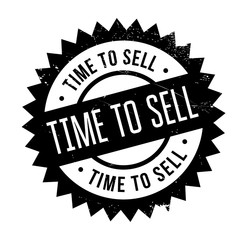 Time to sell stamp. Grunge design with dust scratches. Effects can be easily removed for a clean, crisp look. Color is easily changed.