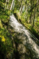 A beautiful waterfall in Finland