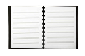Open Blank Page notebook