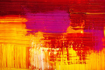 Abstract background drawn by oil paints