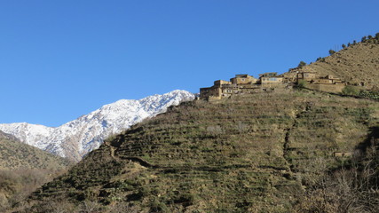 Berber village in the Ourika valley