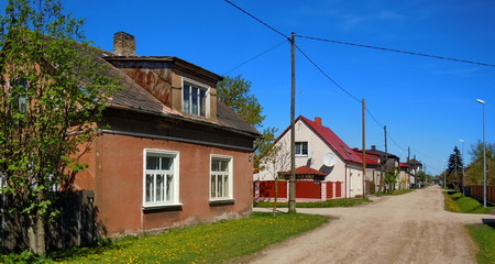 Panoramic view of bystreet