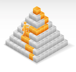 Pyramid Path to the top