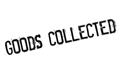 Goods Collected rubber stamp